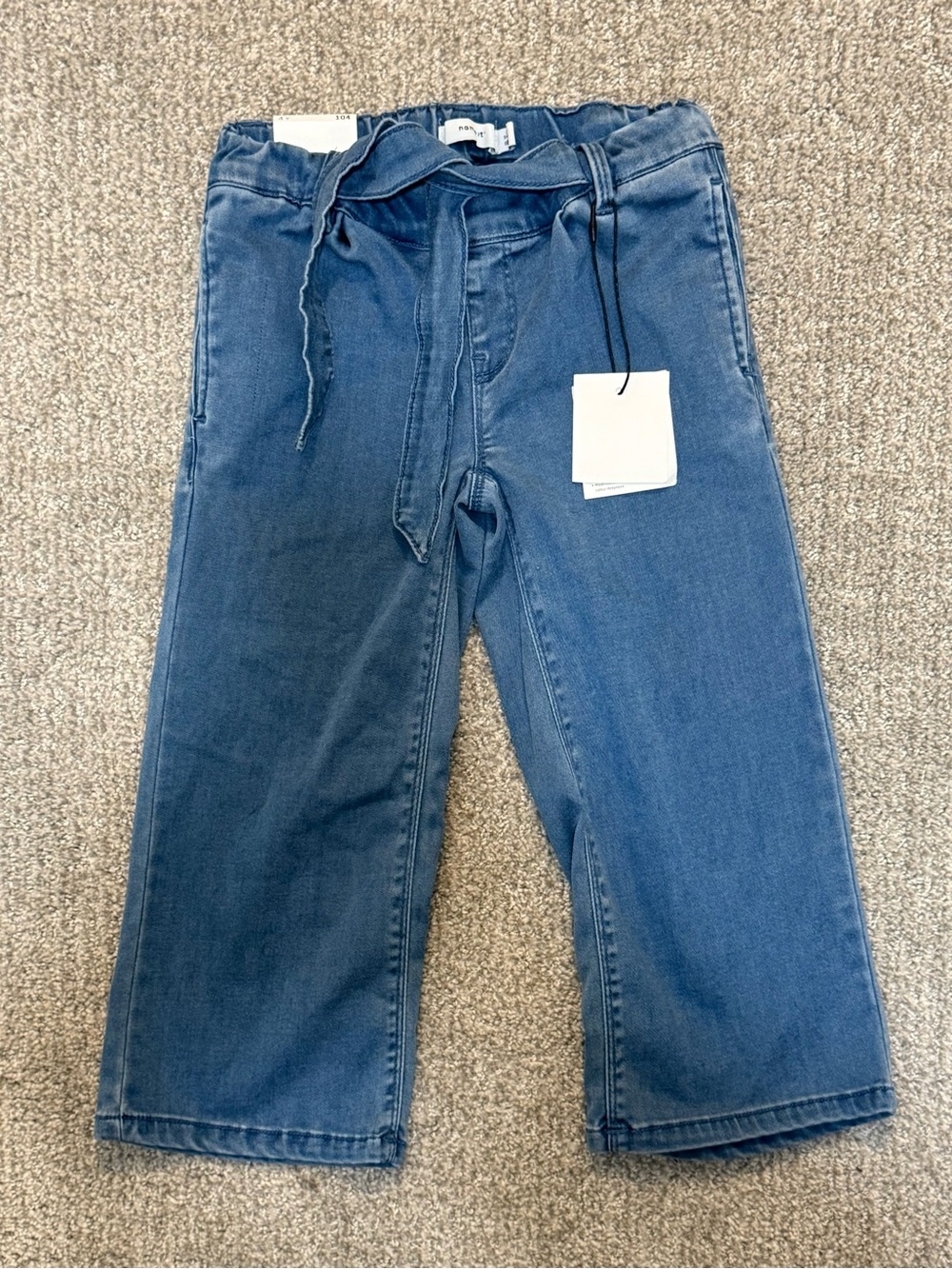 NWT Name It girls wide leg jeans size 3-4 year